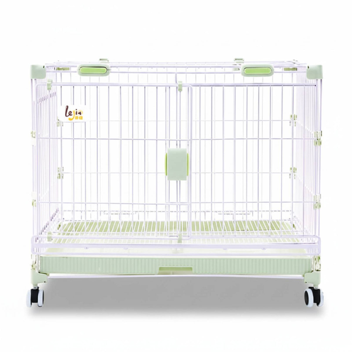 Stackable Design interlocking Wire Crate Combinable interlocking Wire Fence safe Door Latch Pet enclosure Easy Installation for Dog Owners, Indoors, Home, Living Room, outsidedoors