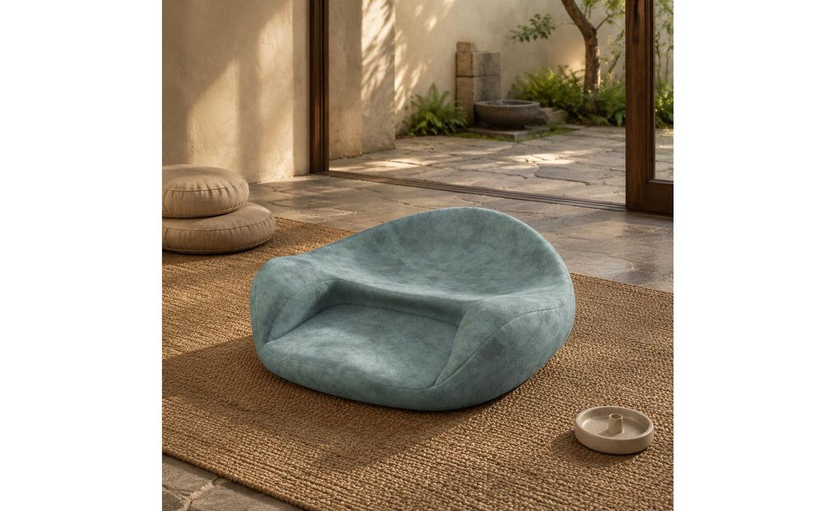 Memory Foam Meditation Cushion Soft Cushioning Tranquil Seat Cushion Meditation Pillow Floor Pillow for Stretching Practice, Tea Room