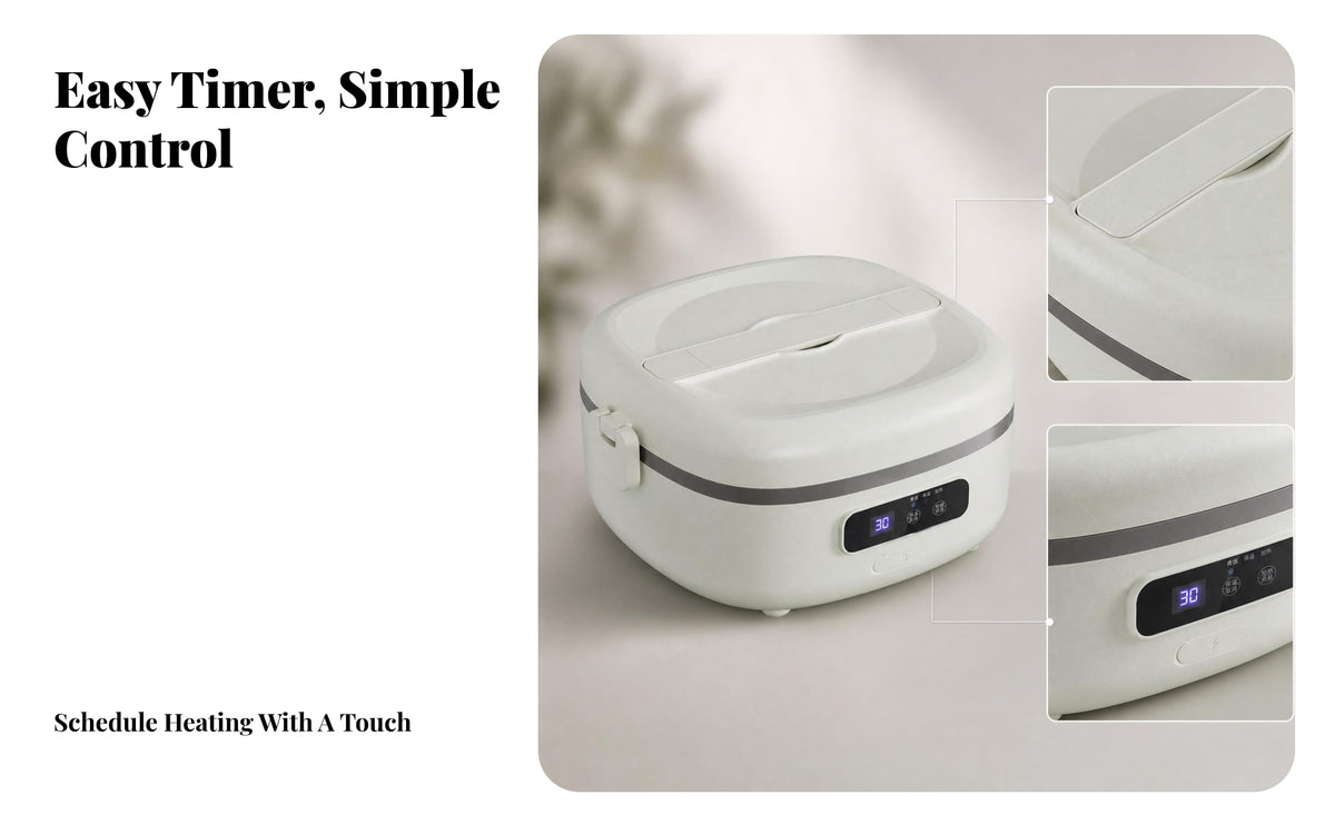 Electric Lunch Box Latching Electric Meal Warmer Small Appliance