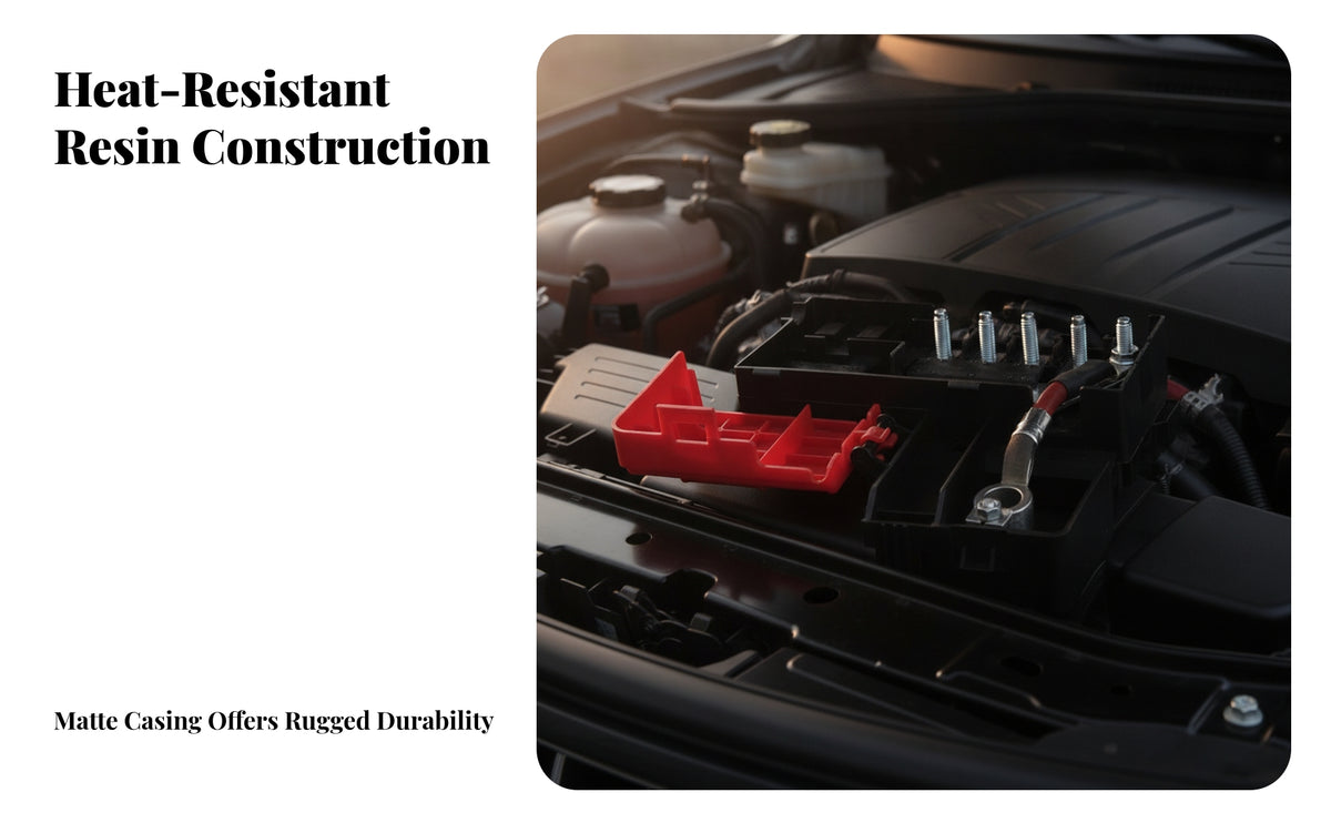 Under-Hood Junction Box Assembly | Threaded Metal terminals, junction Block with Cable, for Power Distribution