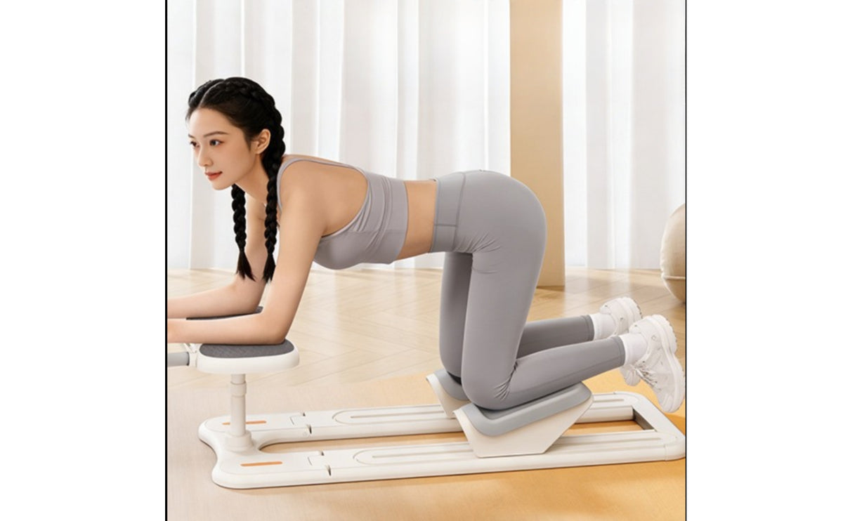 Slimline Crawling Exercise Machine with Padded Rests Compact Crawling Exercise Machine Ergonomic Fitness Equipment Stable for Adults, Home Gym, Apartment, Living Room