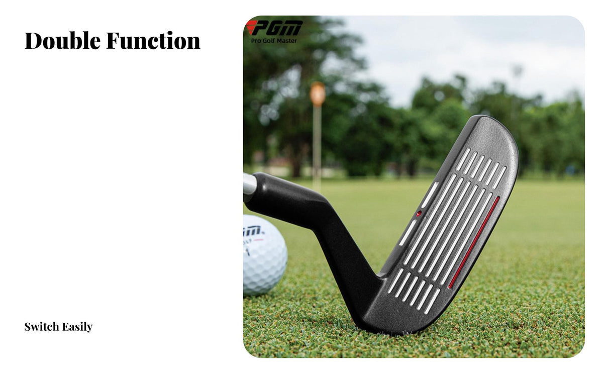Two Way Golf Chipper Low Center of Weight Distribution Double Sided Chipper Club High Forgiveness Chipping Chipper for Golfers, Golfers