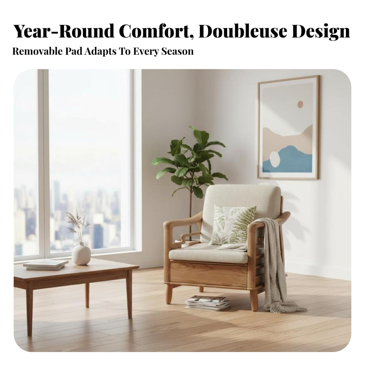 raiseTop Storage Couch sturdy Wood Construction Sofa Set Modern Minimalist aesthetic Living Room Furniture for Homeowners, Families, Office, Bedroom