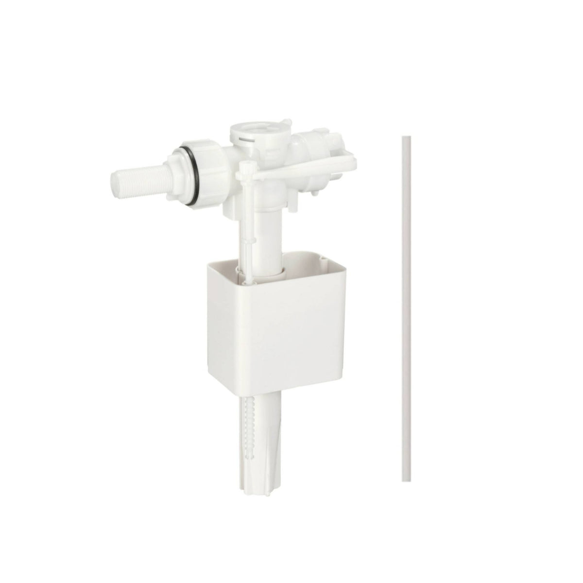 Adjustable-Height Toilet Inlet Valve Compatible Toilet Fill Valve Standard Plumbing Part Long-Lasting for Bathroom Repair