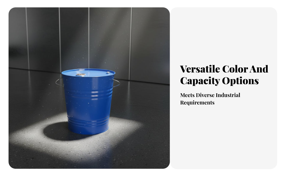 Heavy Duty Accessible Head Steel Barrel Tight Seal Accessible Head Steel Drum Leakproof Storage Barrel Multi-Purpose for Manufacturers, Warehouse Personnel, Logistics Personnel, Factories, Warehouses, Workshops, Construction Sites