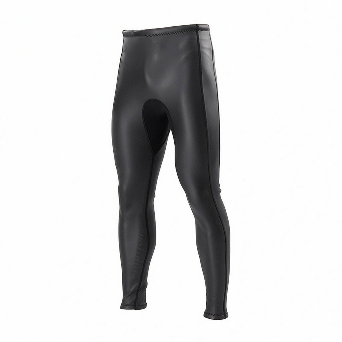 Glossy High-Waist Wetsuit Pants Form-Fitting 2mm Neoprene Pants Thermal Trousers Warm for Snorkeling