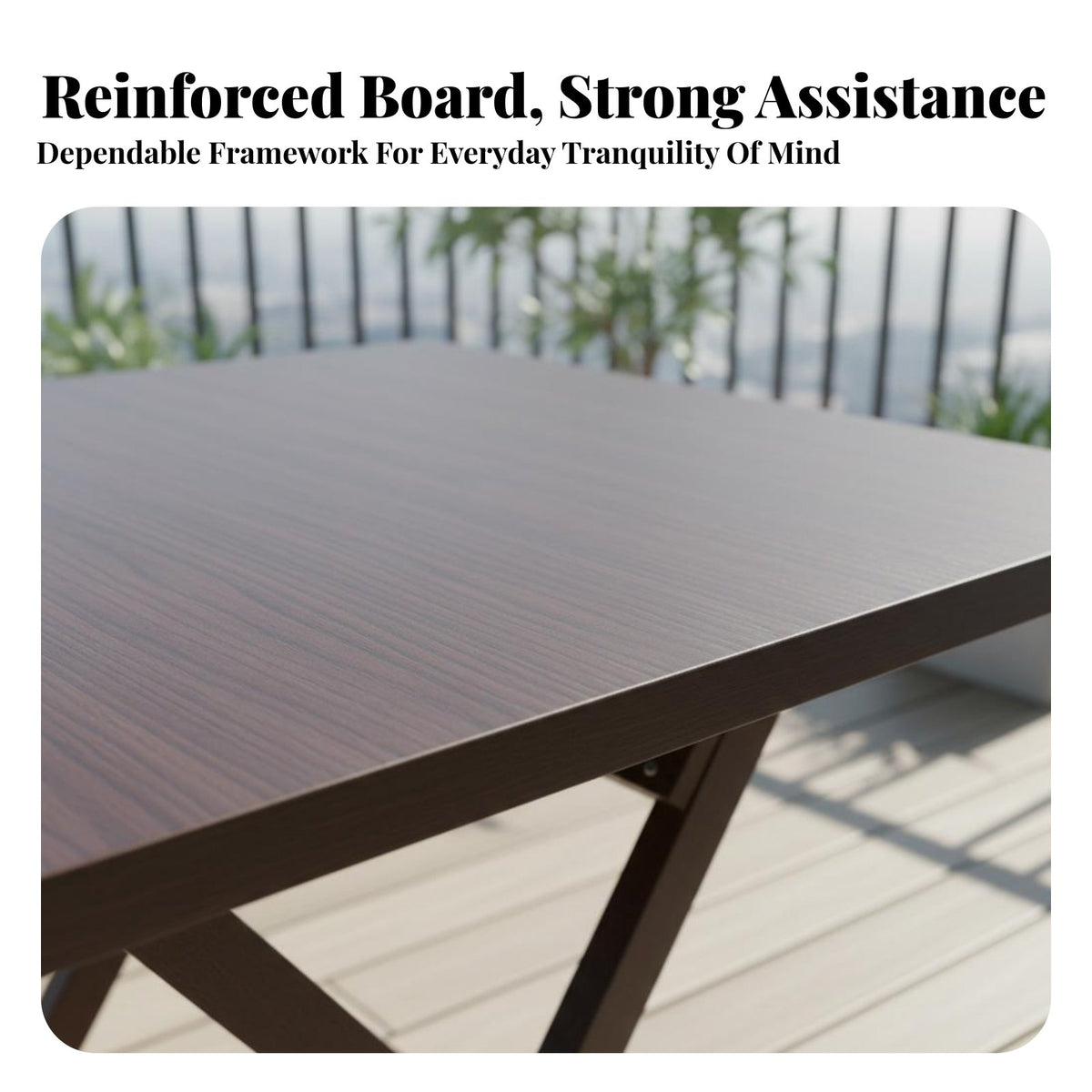 3 Pieces Foldable Design 3-Piece Folding Table and Chair Set Space-Saving Folding Table and 2 Chairs Vintage and aesthetic completedoor Furnishing Portable for Apartment Dwellers, Homeowners, Balcony, Patio, Garden, Yard