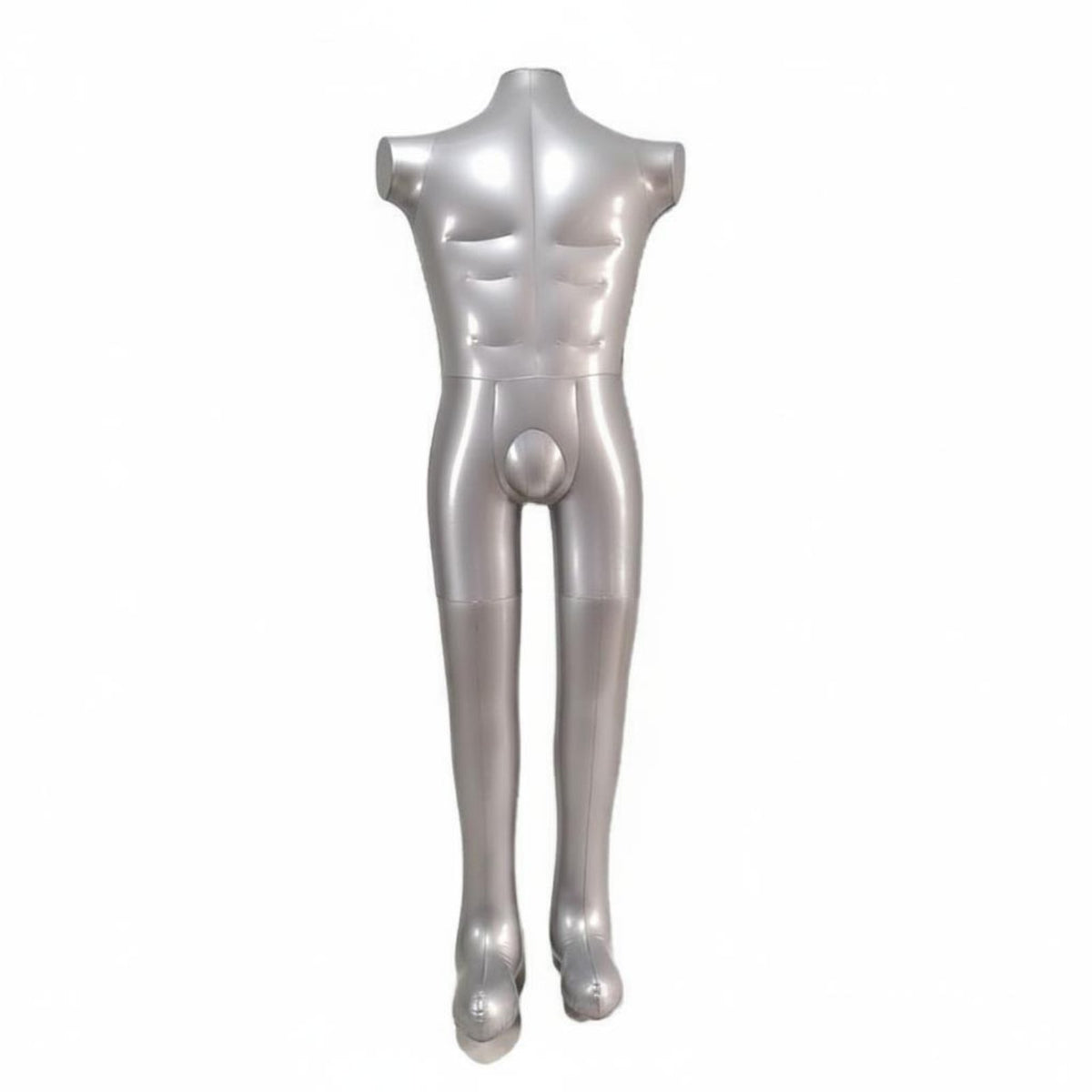 Inflatable Mannequin Male Mannequin Foldable Inflatable Torso with Legs for Window Displays,