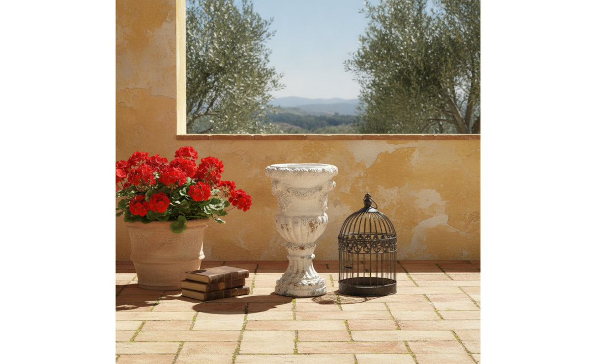 Pedestal Vase Stand Roman Urn Pedestal Classical Stand with Base for Decorators, Photographers, Entryways, Balconies, Photography Sets