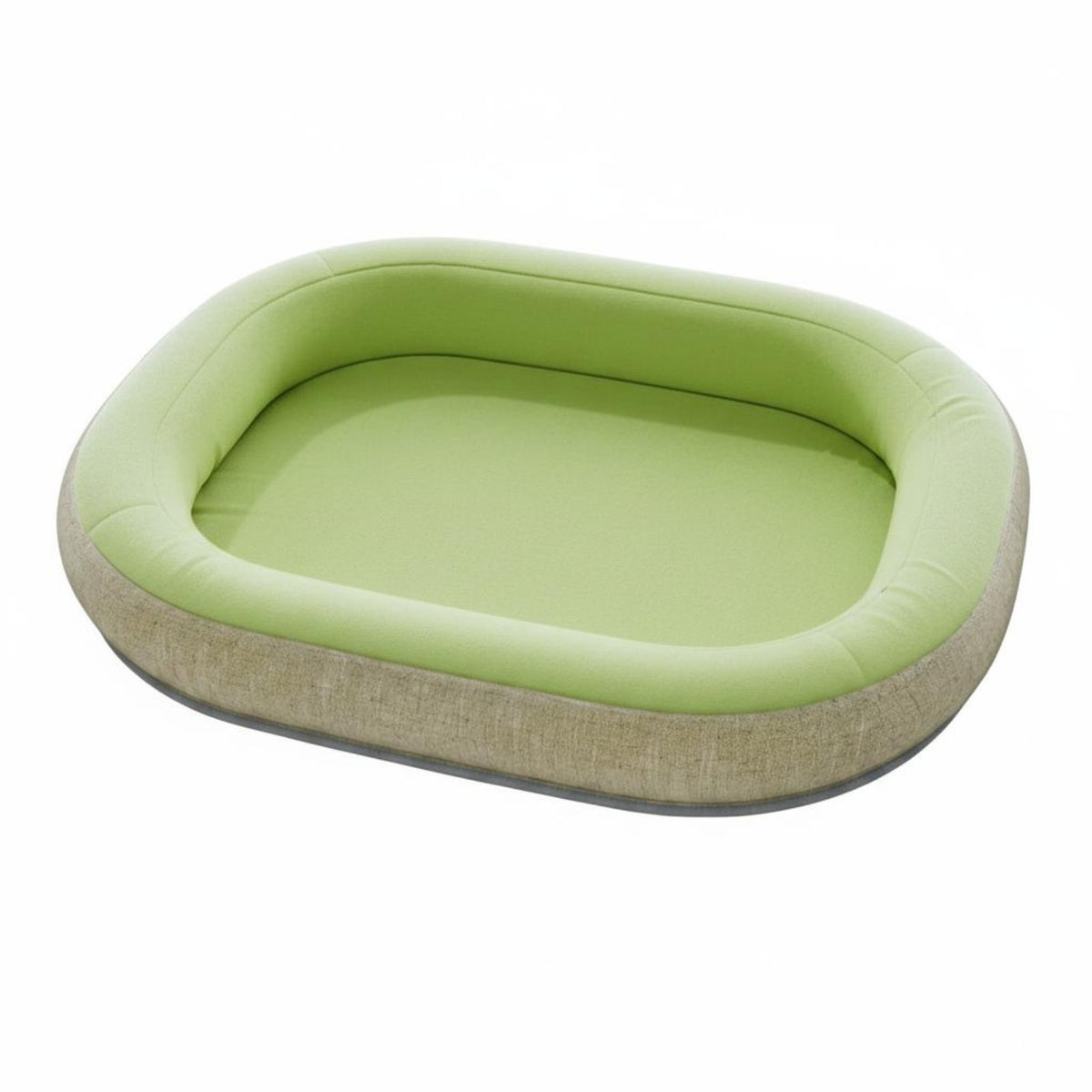 Washable Pet Bed Multi-Season Semi-Enclosed Dog Mat Portable Calming Pet Bed for Small Dogs, Cats, Summer, Indoor