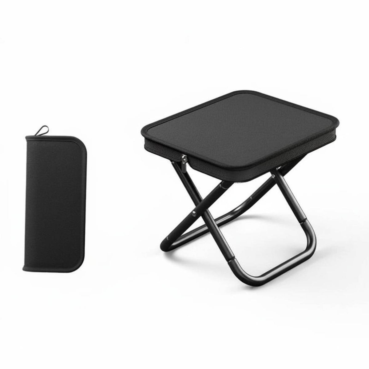 Easy to Carry Handbag-Shaped foldable Stool Lightweight Portable Seating Quick Setup Folding Seat Sturdy for Music concert Goers, journeyers, journey, Camping, Fishing, Queuing