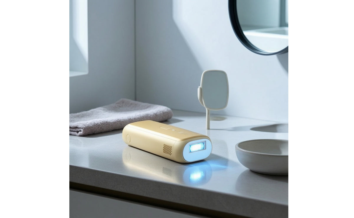 At-Home Intense Pulsed Light Hair Remover with Cooling Full Body Intense Pulsed Light Hair Removal Device Painless Epilator Handheld for Women, Men, Travel