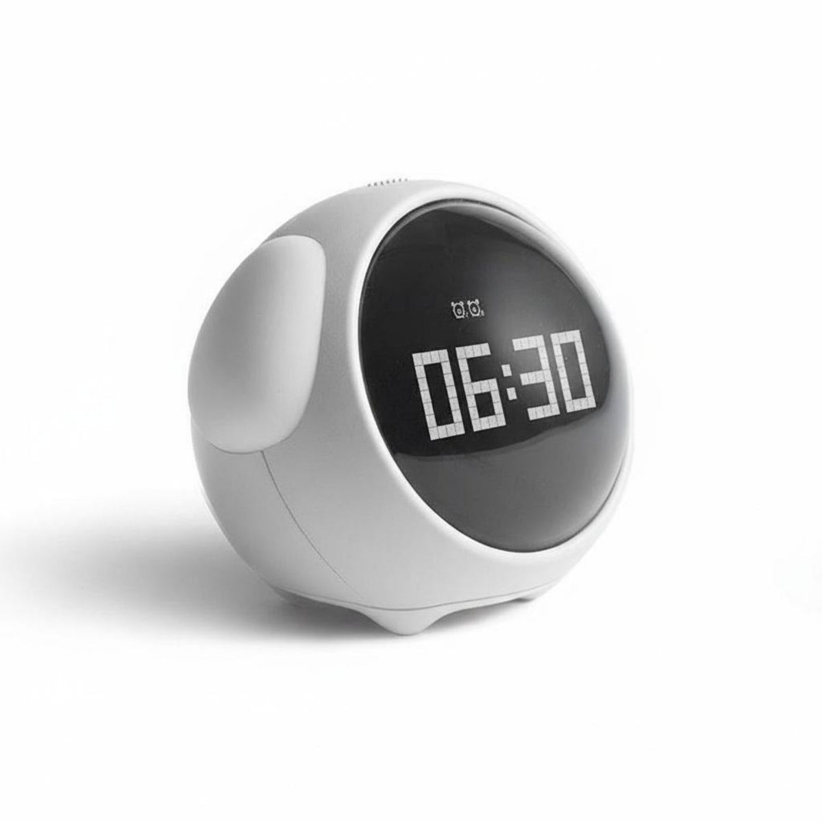 Interactive Emoticon S Emoticon Alarm Clock Temperature Display Digital Emoticon Clock Snooze Function for Teens, Adults, Dorm Room, Nursery