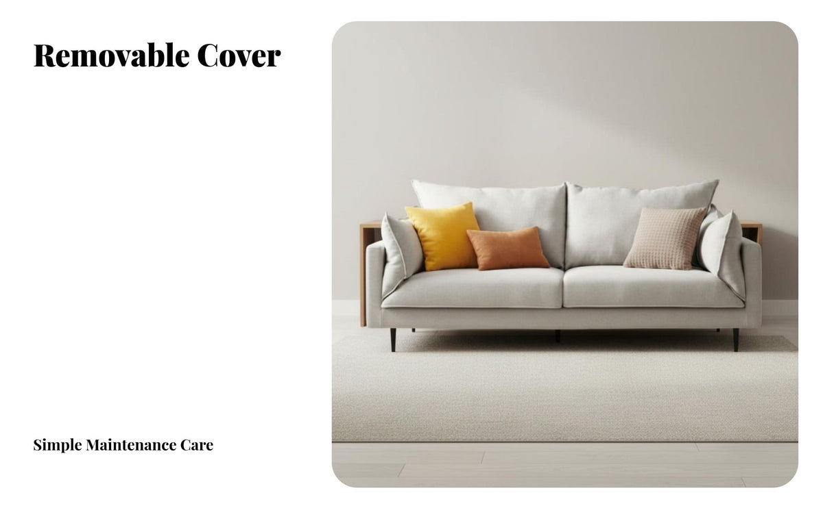 space-efficient Size Upholstered 2-Seater Space-Saving Rounded Two-Seater Couch Modern Design Sofa Minimalist and fashion for Apartment Dwellers, Young Adults, Small Business Owners, Bedroom, Bimmediatelyique, Reception Area, study corner