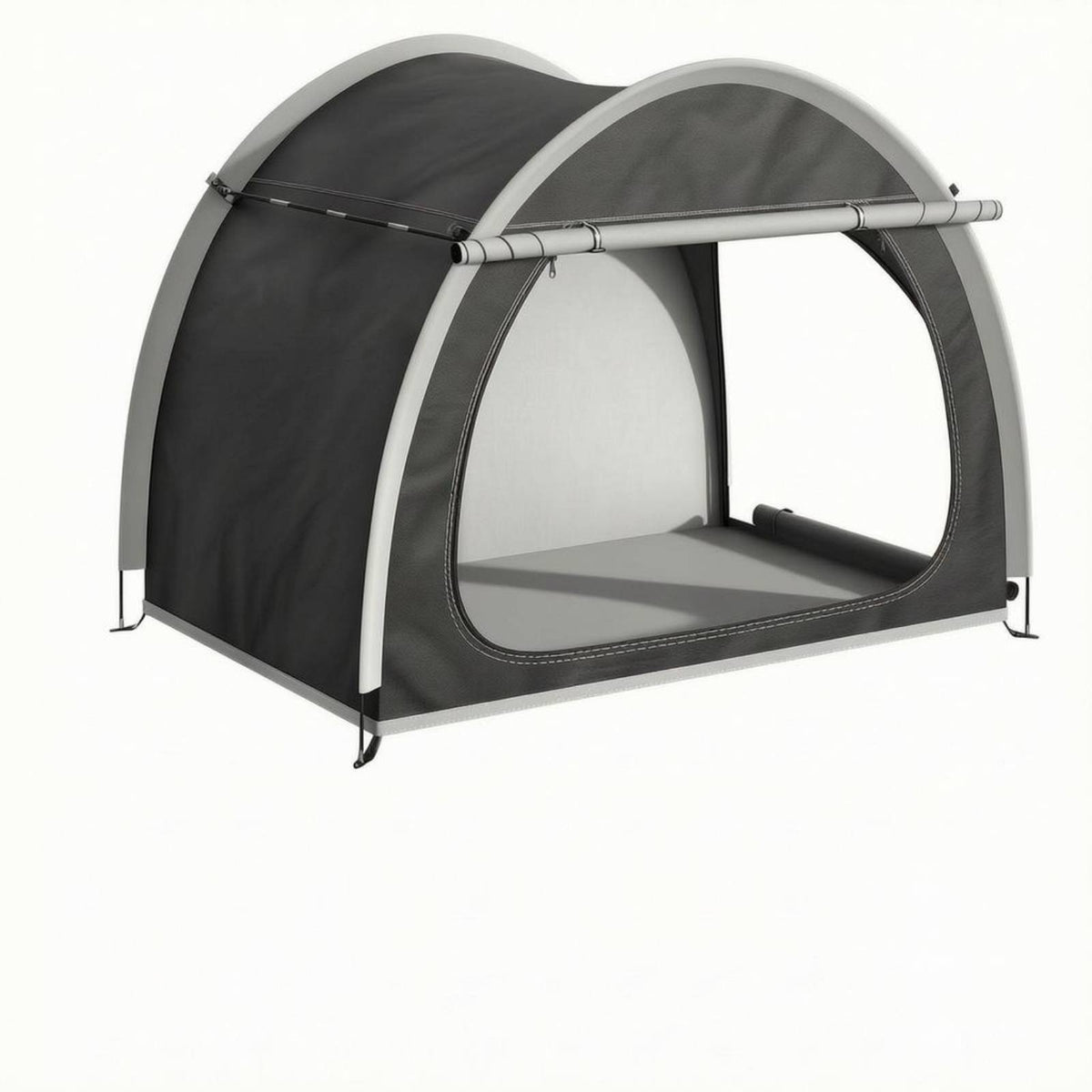 Large Opening Foldable Bike Shelter Covered Arched Cycle Shelter for Outdoor