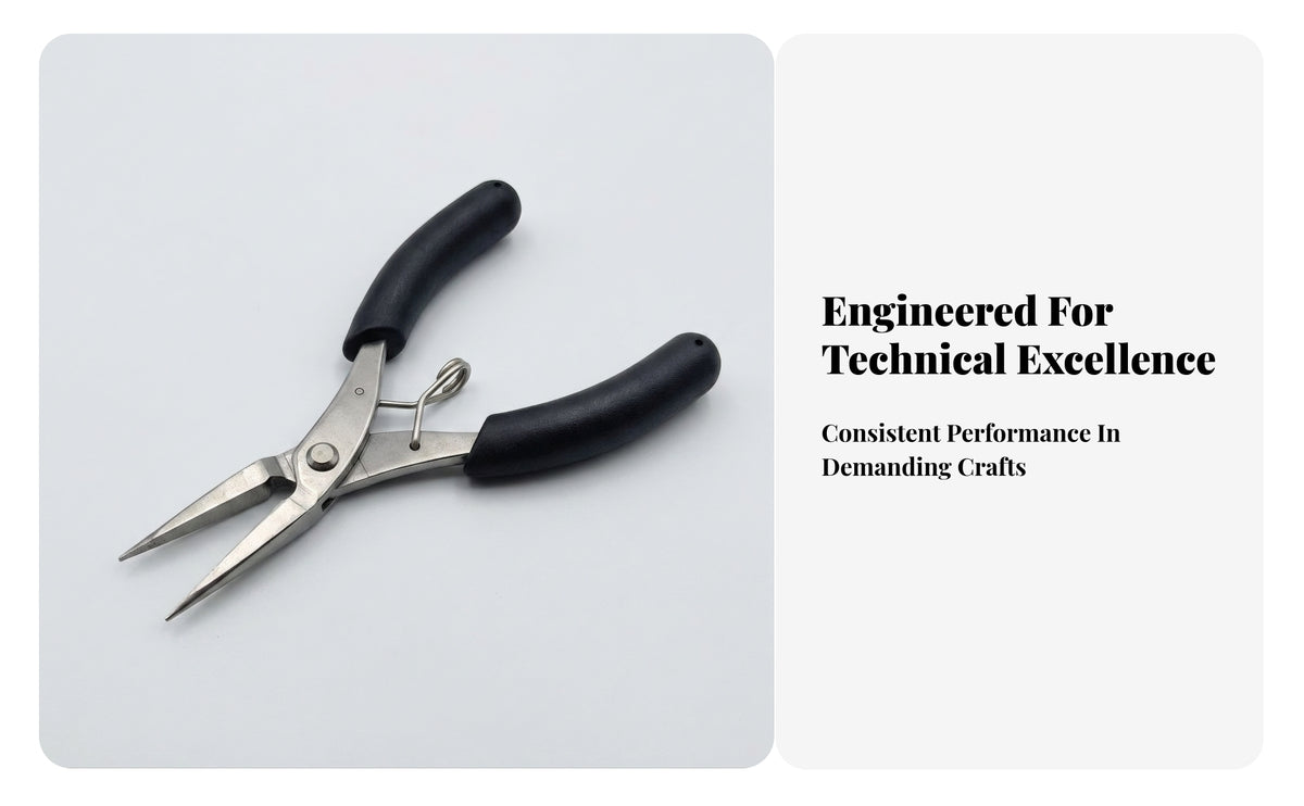 Compact Handheld Pliers | Pliers with Spring Metal action head, for Jewelry Making