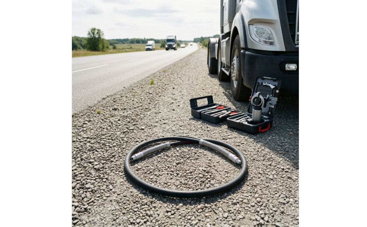 Bead Breaker Hose Flexible High-Pressure Hydraulic Hose Oil-Resistant Hydraulic Line for Mechanics