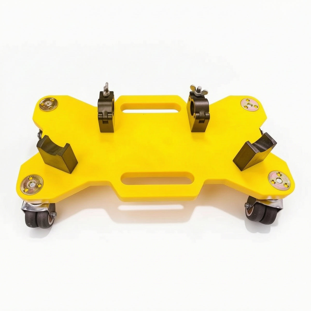 Kart Tow Frame Low-Profile Kart Trolley with Caster Wheels Heavy-Duty Rolling Stand for Garage Storage, Workshop