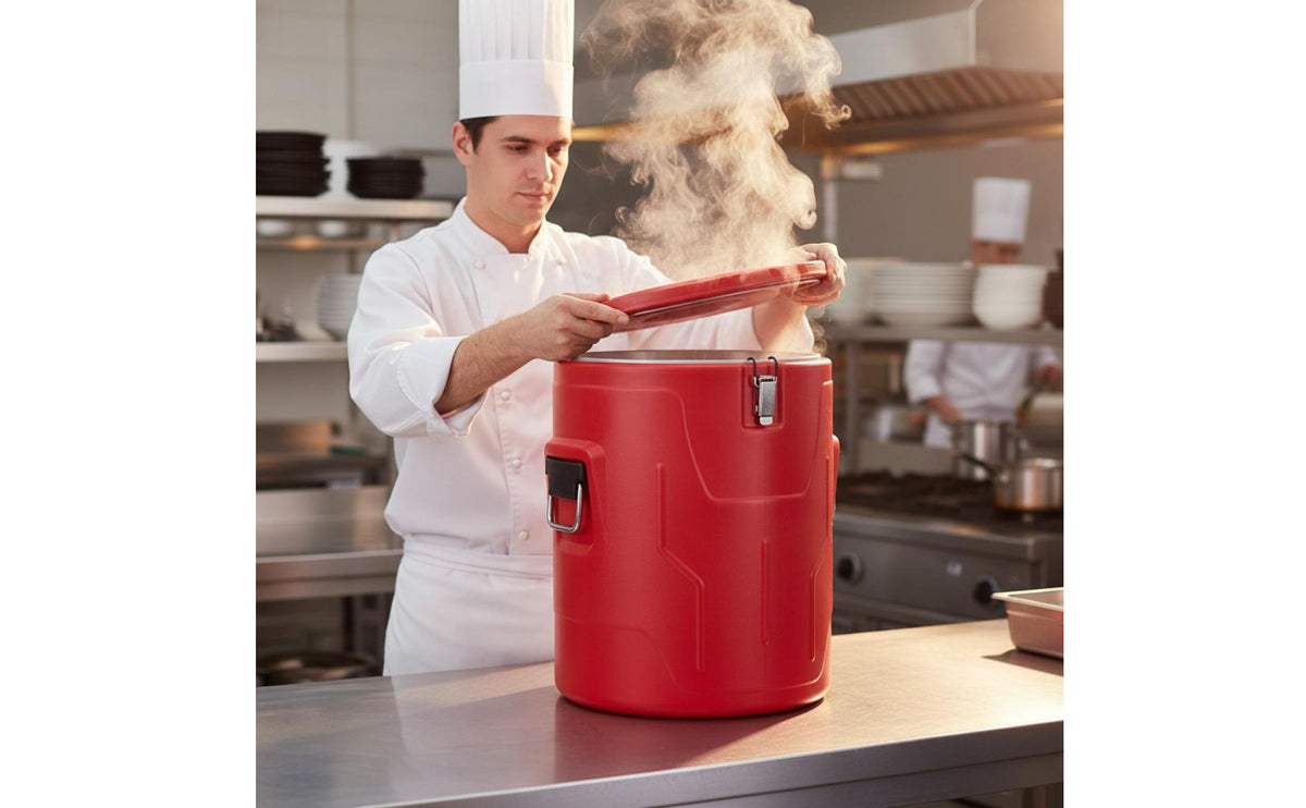 Stainless Steel Insulated Container Leak-Resistant Closure Professional Milk Tea Barrel Stainless Steel Thermal Barrel Thickened