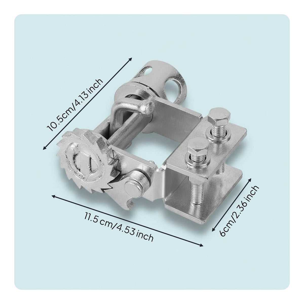 Heavy-Duty Weld-No-Weld Truck Binder Non-Slip Manual Cargo Winch Rust-Proof Vehicle Hardware