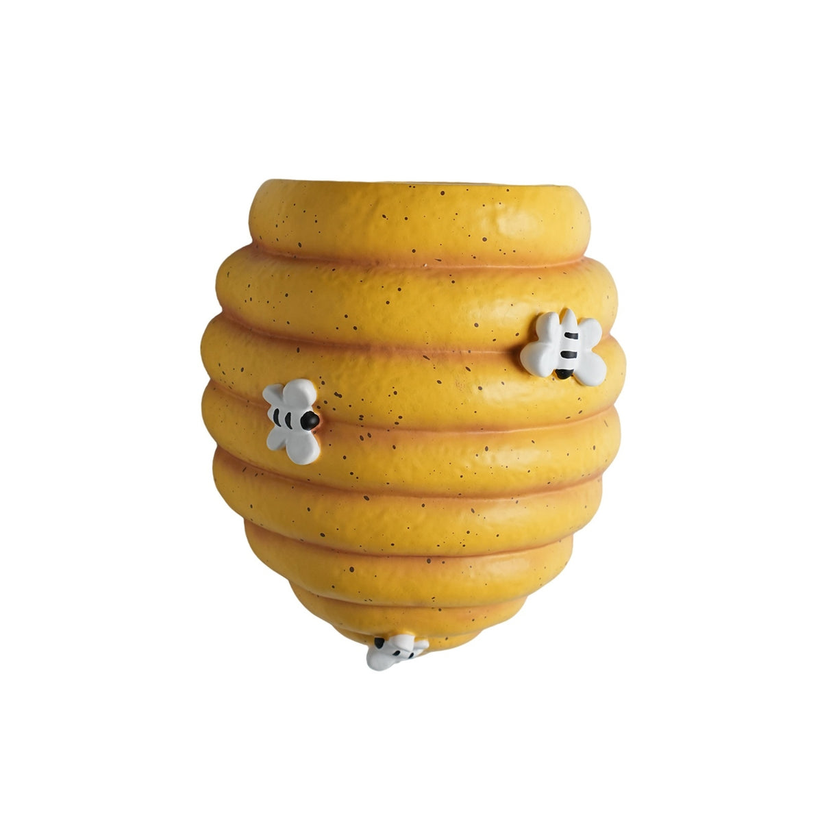 Organic Resin Bee-Colony Wall Planter Lightweight Honeycomb Planter Space Saving Wall Mounted Plant Holder Indoor Plants