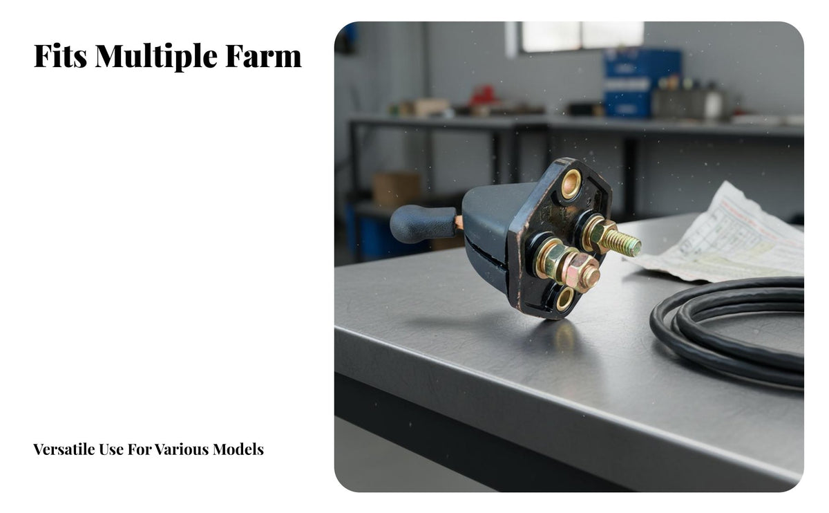 Pure Copper Core Battery Disconnect Switch High Current Master Power Cutoff Switch Safety Protection Vehicle Battery Isolator Easy to Install for Mechanics, DIY Enthusiasts, Farm, Automotive Electrical Systems, Deactivated-Road Vehicles, Garage