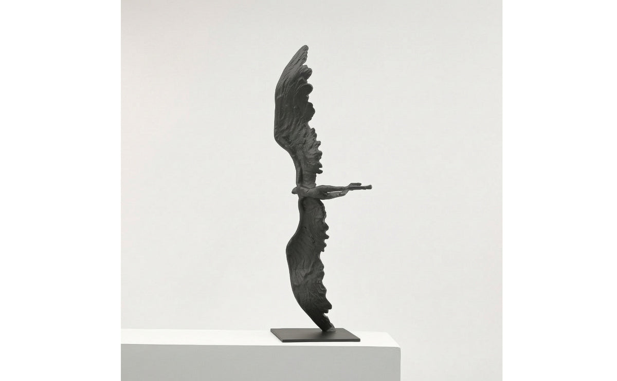 Spiritual Sculpture Minimalist Angel Statue Standing Tabletop Ornament for Mantel