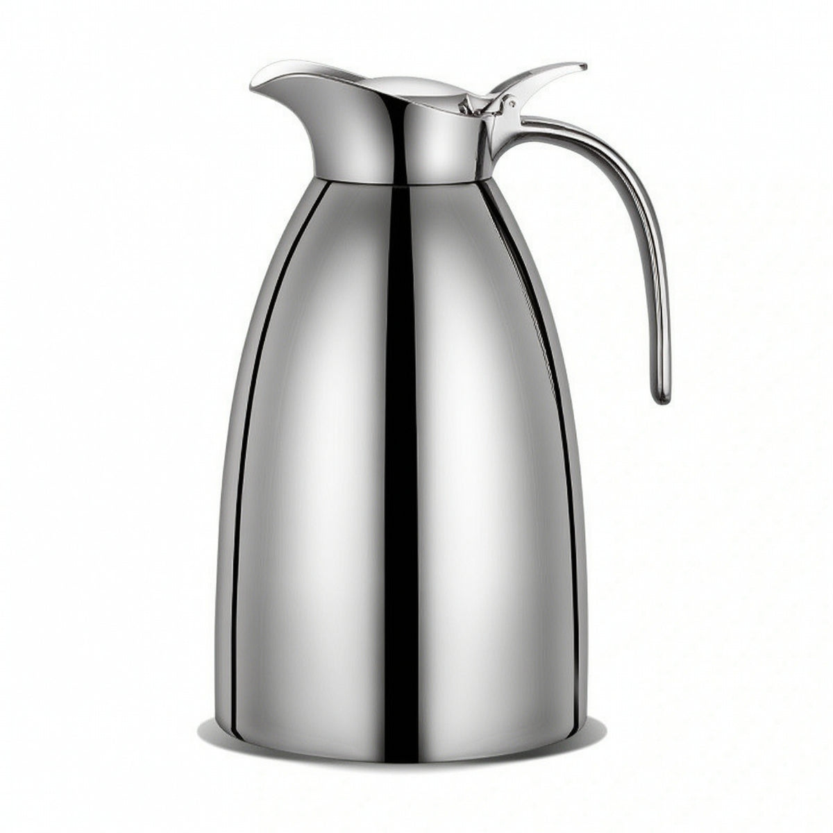 Coffee Carafe with Push Button Lid Rustproof Thermal Carafe Thermal Pitcher with Handle for Caterers