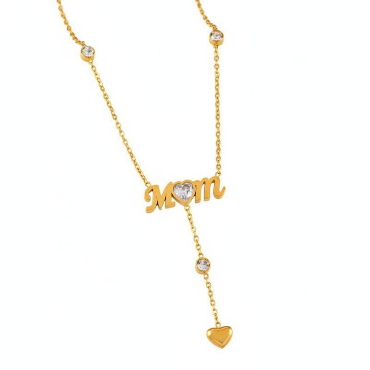 Mom Letter Necklace Sentimental Gift Fashional Necklace Elegant Design Women's Jewelry for Parents