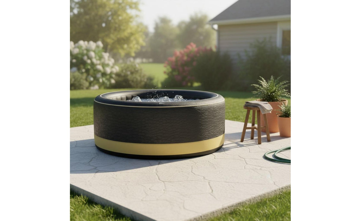 Inflatable Spa Tub Heated Inflatable Spa Tub 4-Person