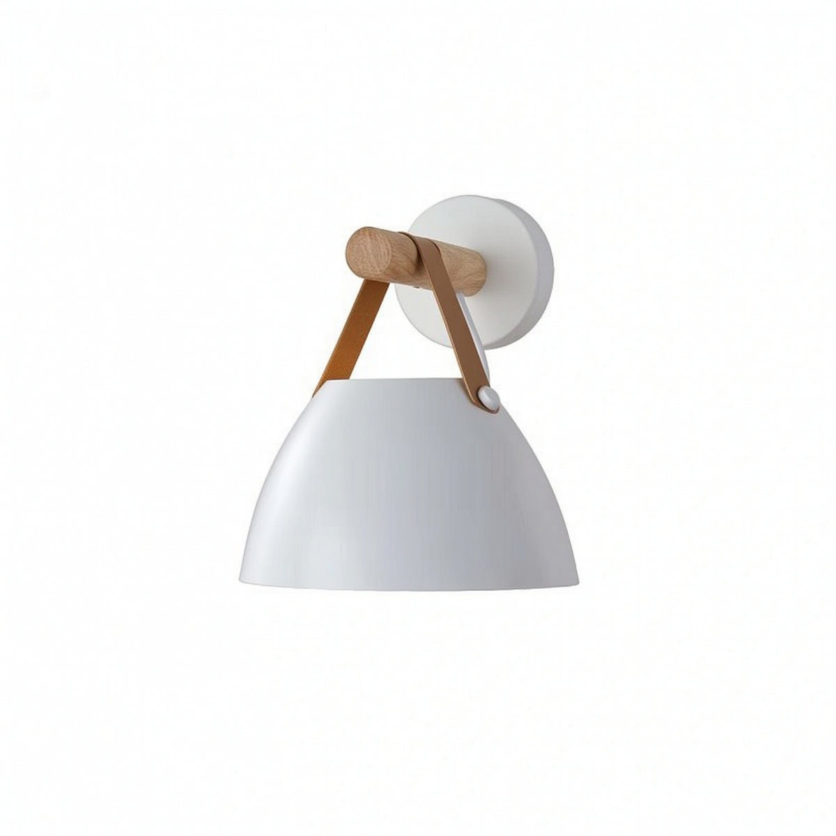 LED Wall Lamp with Fabric Shade and Iron Frame, European Style, for Bedroom, Hallway, Staircase