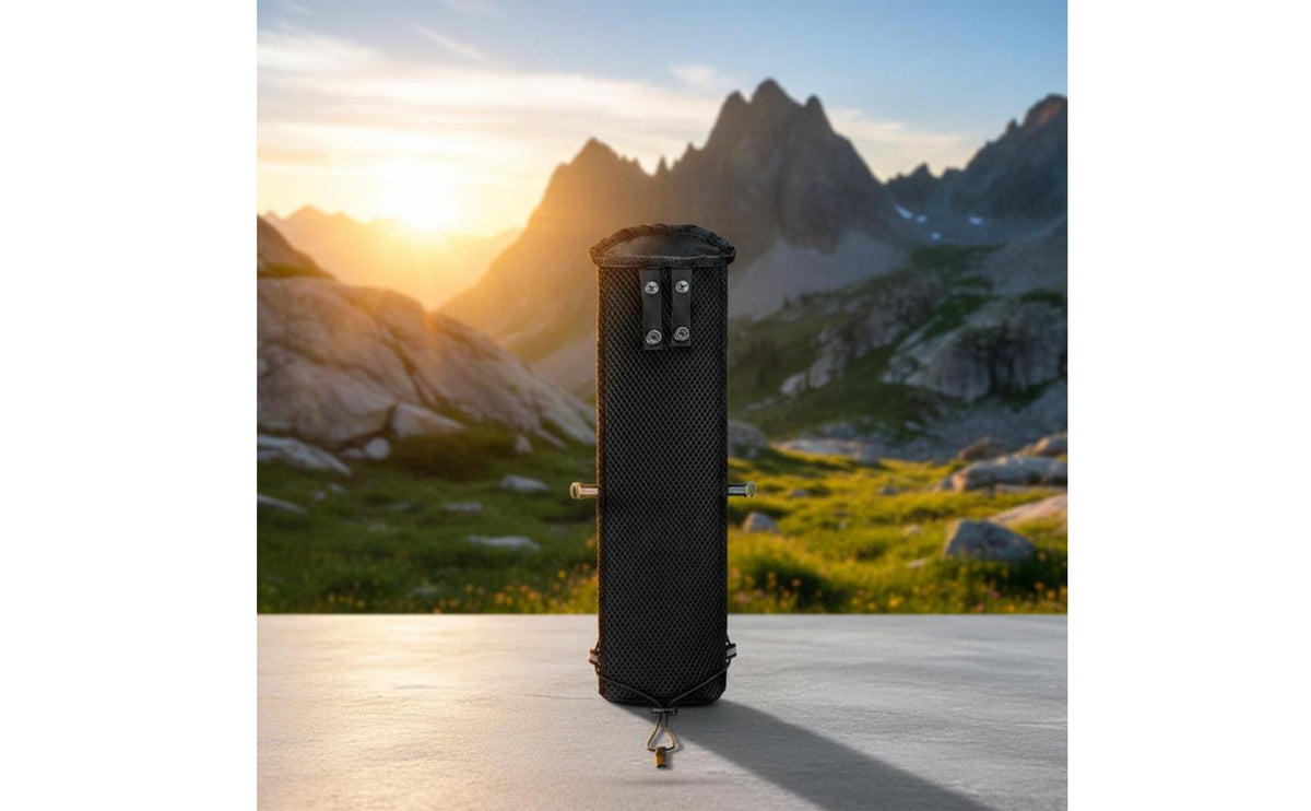 Portable Trekking Pole Bag Foldable Hiking Pole Pouch Lightweight Hiking Stick Bag Safeguarding for Mountaineering, Travel, Cycling