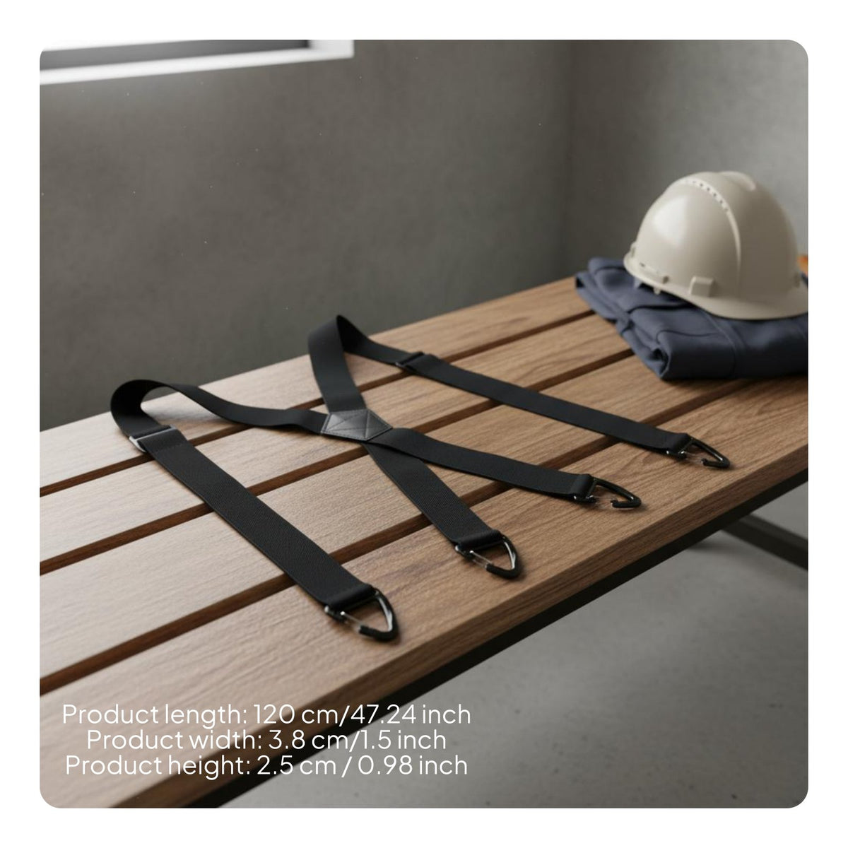 Heavy Duty Work Suspenders High-Performance Heavy Duty X-Back Work Suspender Straps for Outdoor