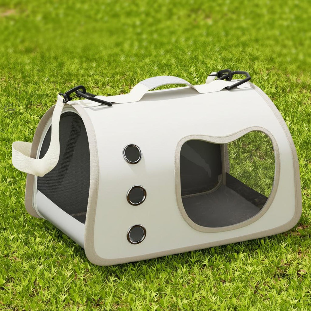 Cat Carrier Backpack with Breathable Transparent Panel