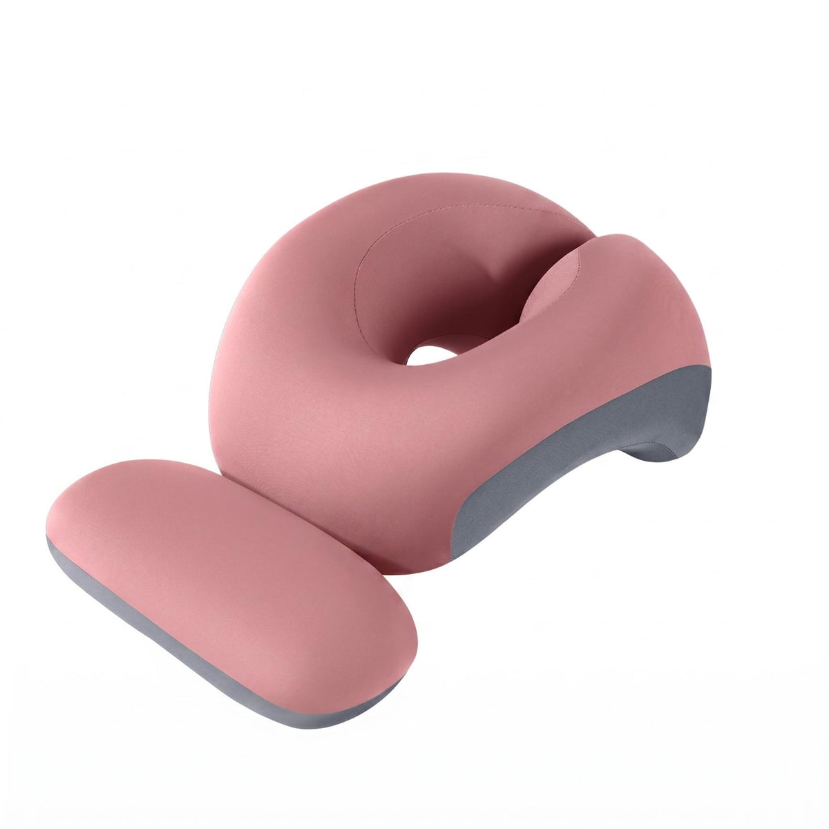 Ergonomic Memory Foam Rest Pillow Central Opening Chest Support Pillow Contoured Desk Cushion Removable