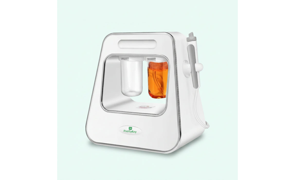 Tabletop Facial Machine with Handpiece Compact Facial Cleansing Device at-Home Appliance Deep-Cleaning