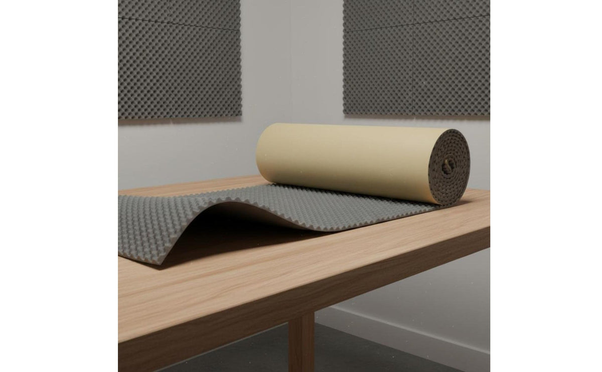 Self Soundproofing Foam Dense Self Soundproof Panel Wave Shaped Acoustic Foam for Artists, Home Theater Enthusiasts