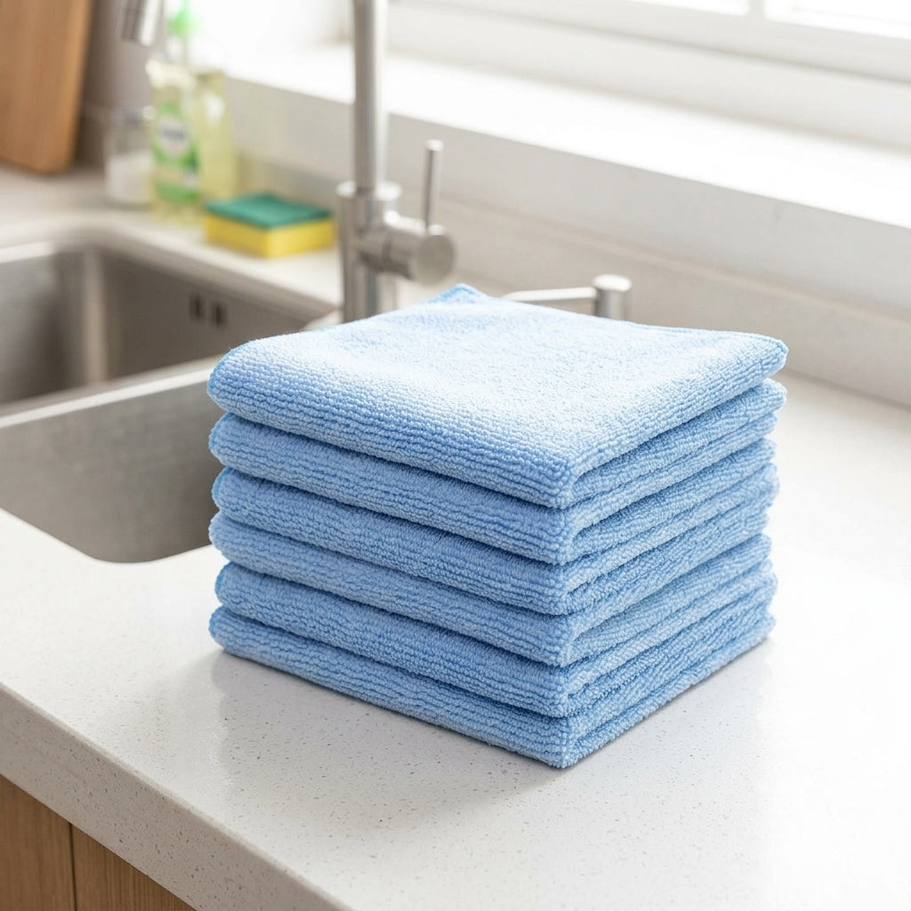 Thick Jacquard Car Drying Towel and Microfibre Cloth, 30x40cm Microfibre Cloth for Car Drying, Lint Polishing and Wax Application