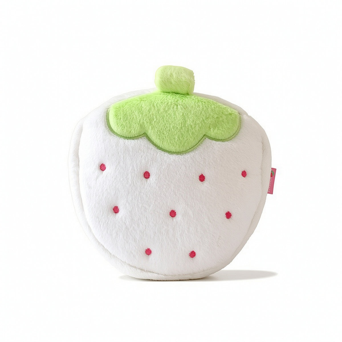 Fuzzy Strawberry Cosmetic Bag Cute Strawberry Pouch with Zipper Fluffy Soft-Furred Makeup Pouch Portable for Girls, Students, Travel, Dorm Room