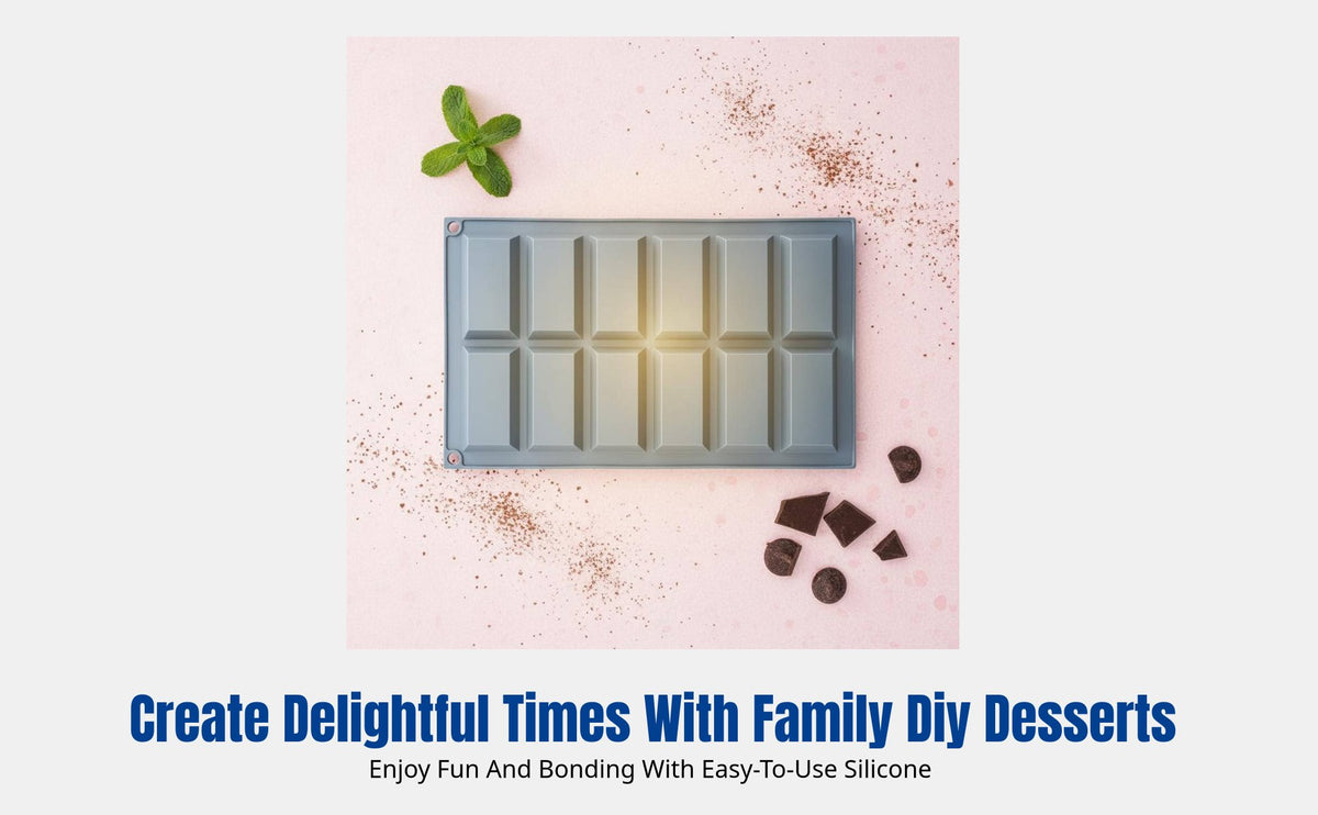Silicone Chocolate Mold, Large Block Baking Tray, Jelly Pudding DIY Pancake Fondant, Easy Release, Kitchen