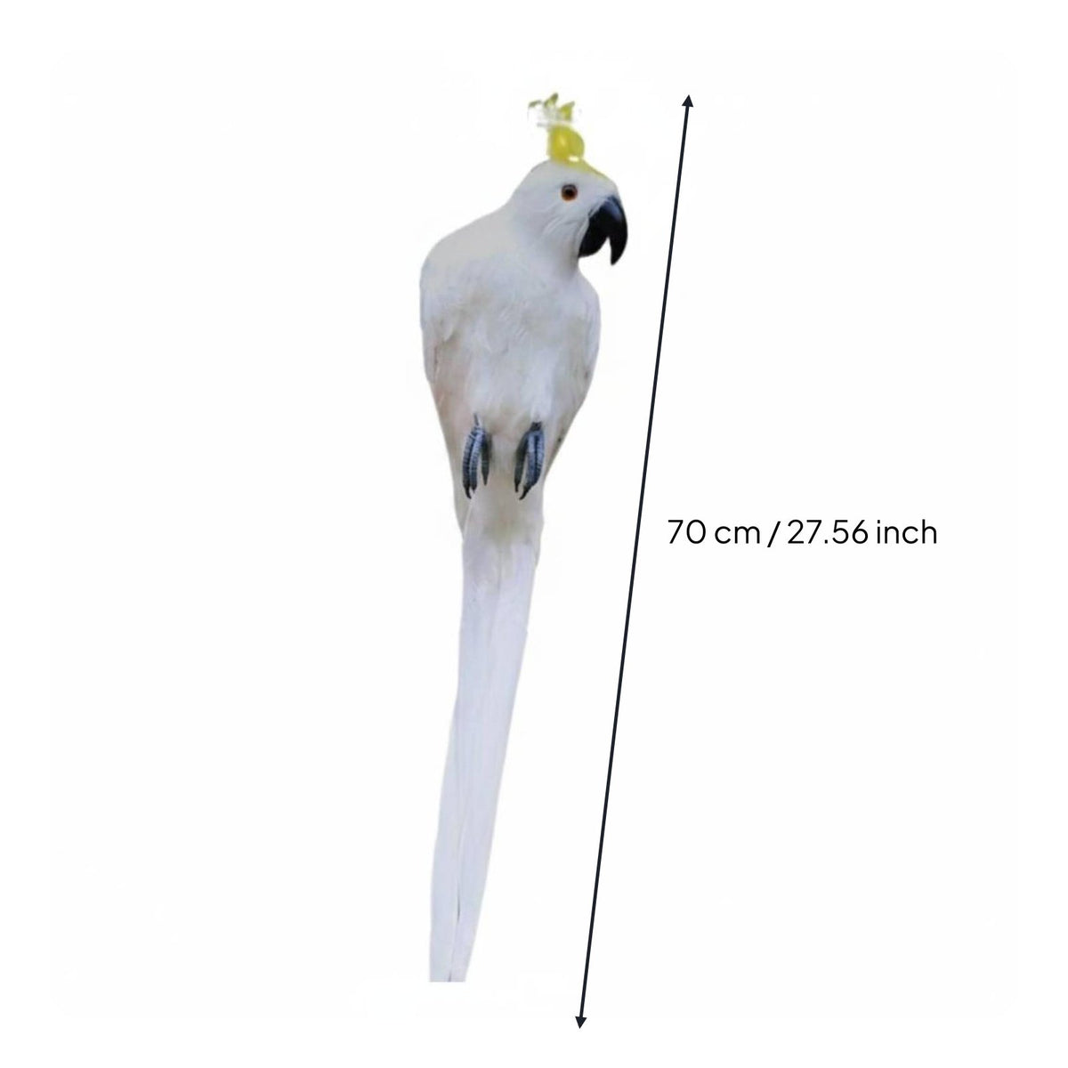 Realistic Design Simulation Parrot Vibrant Colors Bird Figurine Handmade House Decoration for Living Room