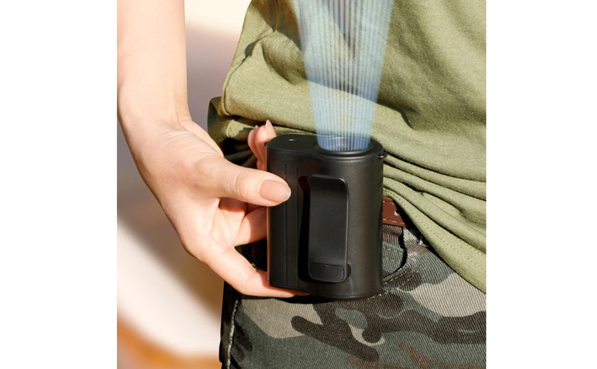 Long Battery Life Waist Clip Fan Strong Airflow Belt Mounted Fan Rapid Cooling for Hikers, Camping, Travel