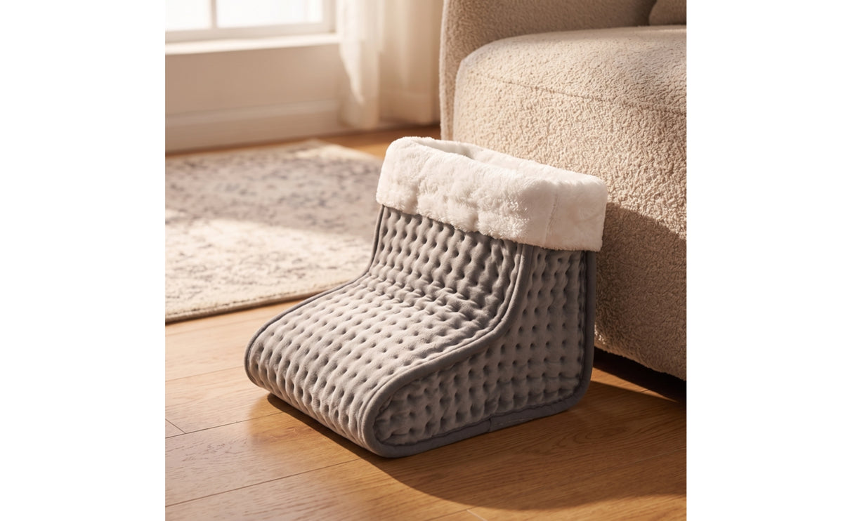 Heated Foot Warmer Boot Cushiony Electric Foot Warmer Electric Heater for Home, Office