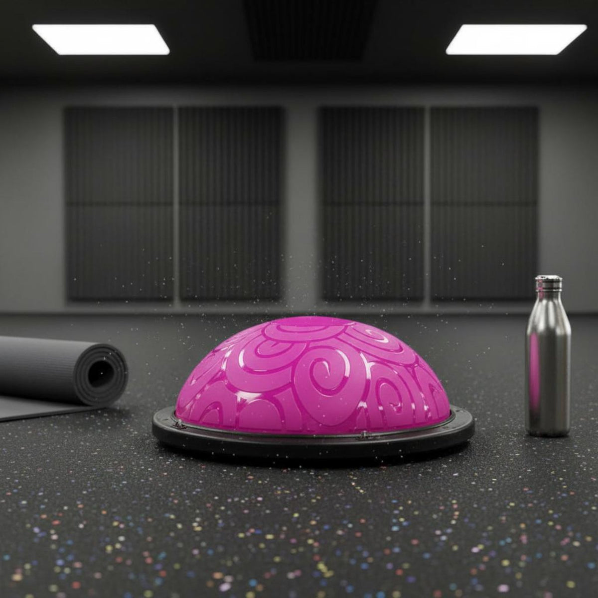 Non-Slip Base Half Balance Ball Anti-Rupture-Resistant Stretching Half Ball Heavy Duty Fitness Equipment for Home Gym