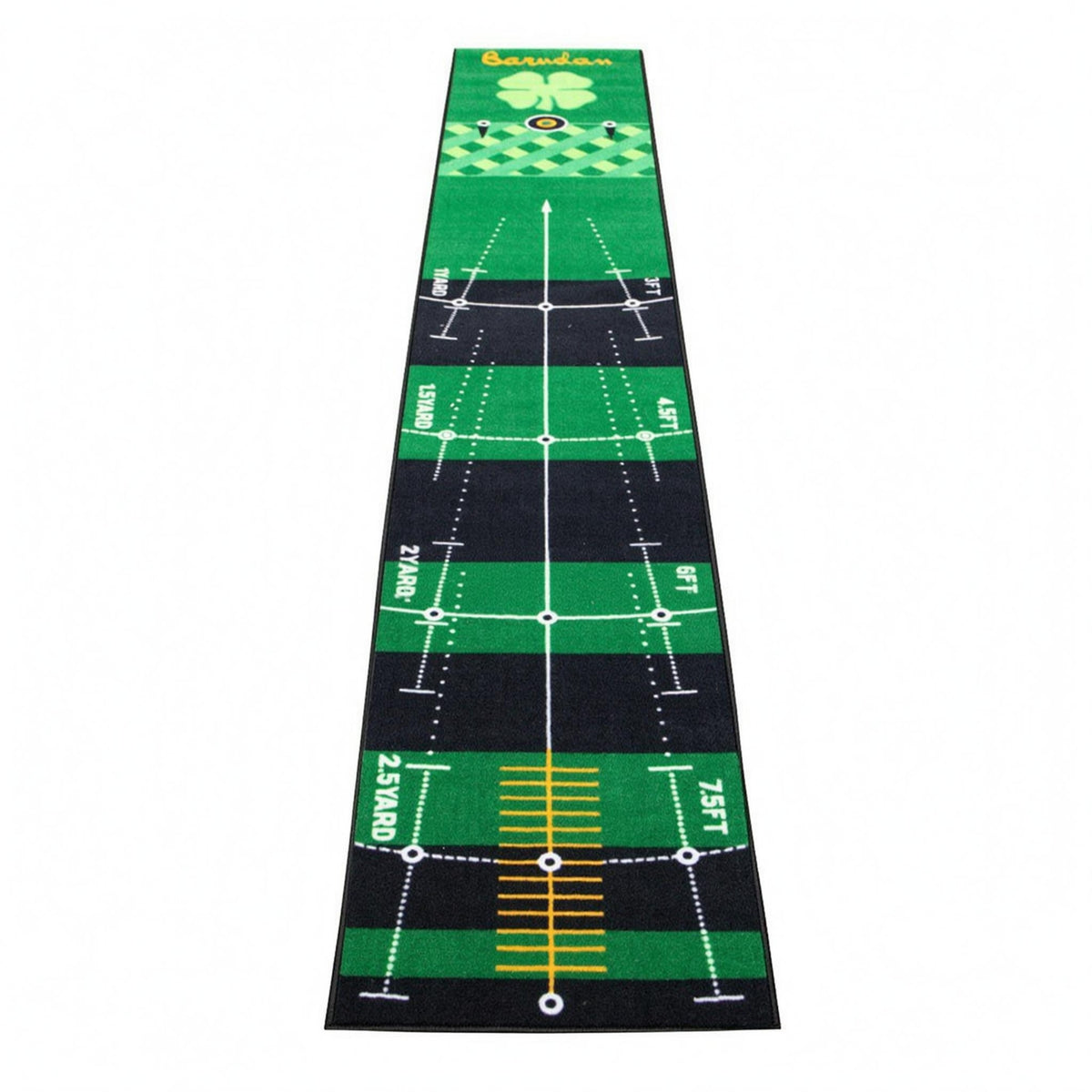 Golf Practice Mat TPR Backing Indoor Putting Mat Indoor Putting Green Easy Storage Golf Practice Even-Rolling Roll for Golfers