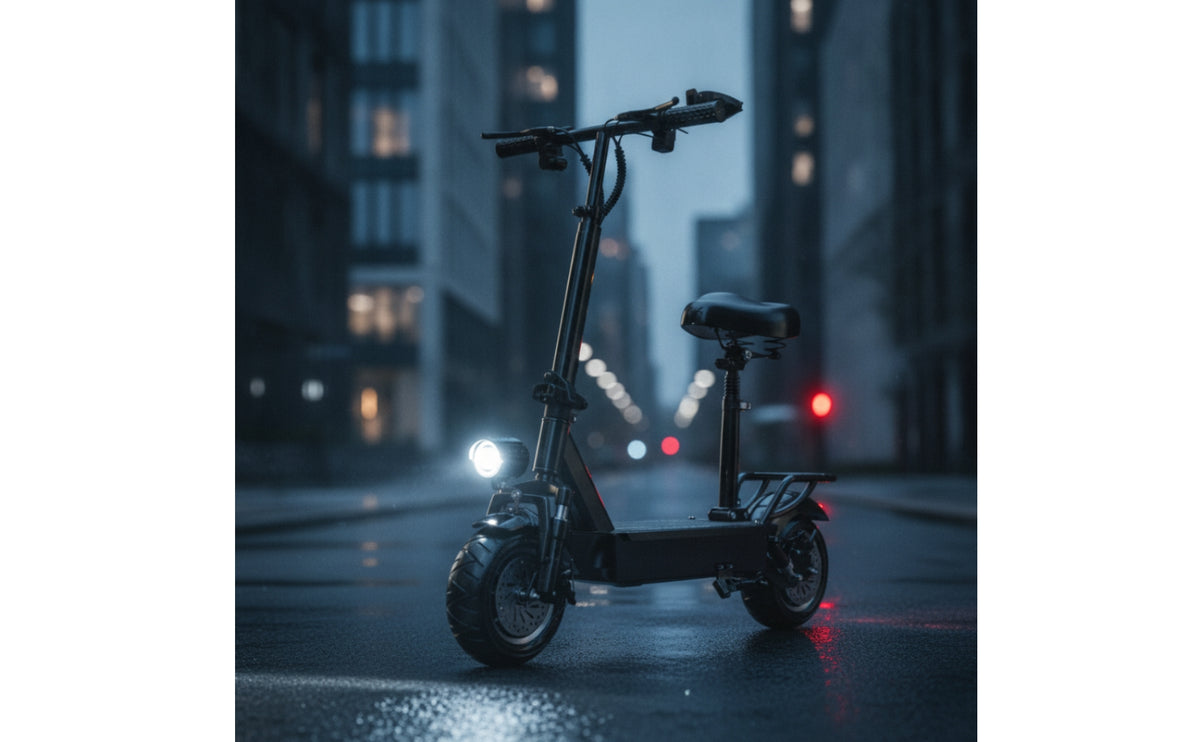 Seated Cushioned with Cargo Rack Compact for Commuters, Adults, Errands, Commute, City Travel