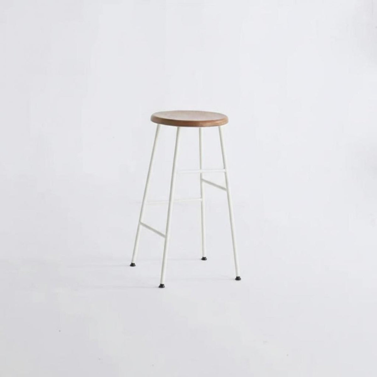 Nordic Design Bar Stool with Backrest Modern design Counter Chair Minimalist Aesthetic Home Furniture Built-in Footrest for Homeowners, Cafe Owners, Adults, Kitchen Island, Restaurant, Dining Room, Office Breakroom