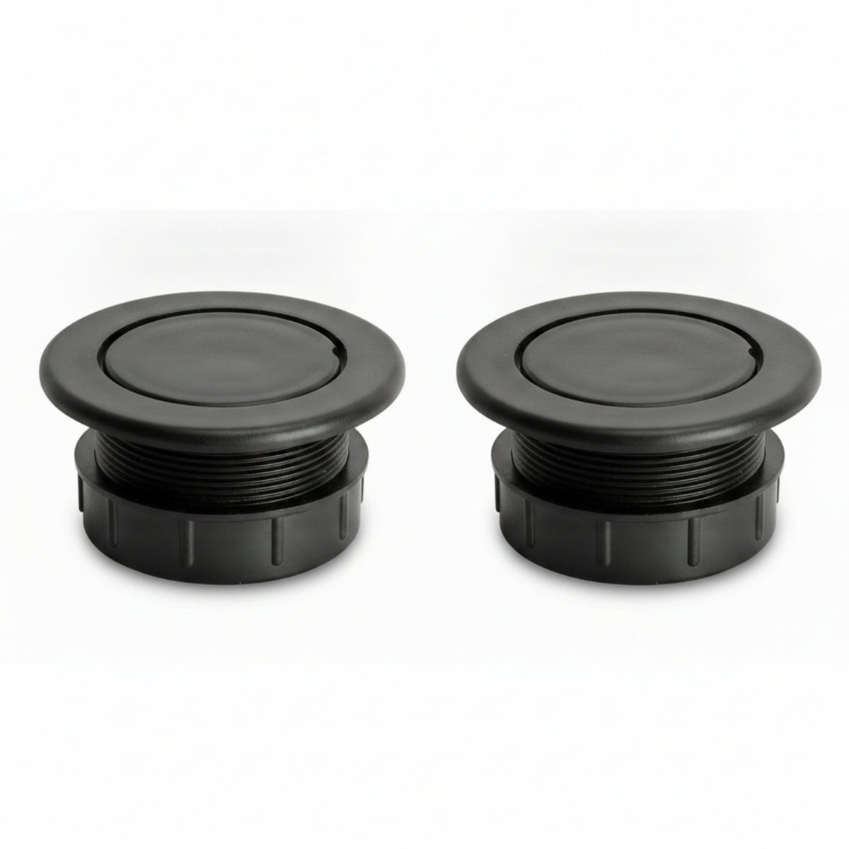 2 Pieces Threaded Patio Table Umbrella Hole Plug Ribbed Table Umbrella Hole Insert Outdoor Low-Profile