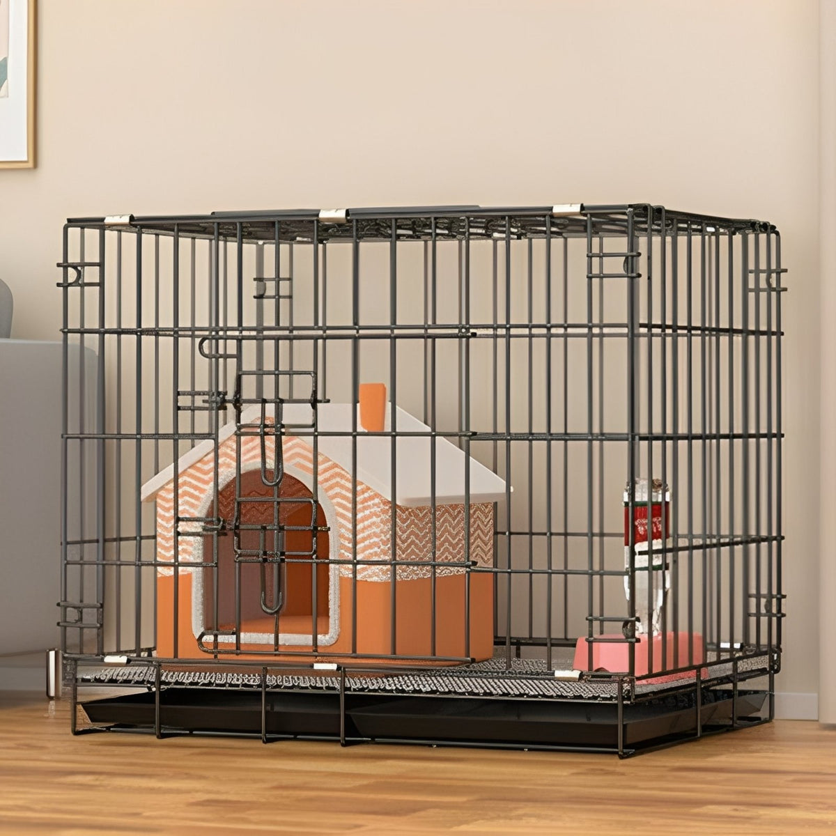 Foldable Indoor Dog Kennel Pet Fence Enclosure