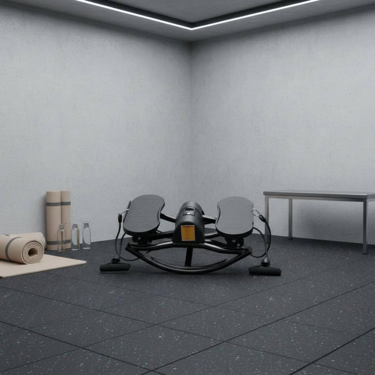 Swing Stepper Silent Small Step Machine with Counter Home Workout Rotating Step Machine for Apartment